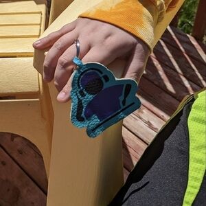 🎧DJ TEO Faux Leather Keychain